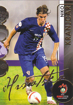 Niko Kranjcar Croatia Panini Euro 2008 Card Collection #96